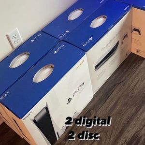 PS5 DIGITAL AND DISC
